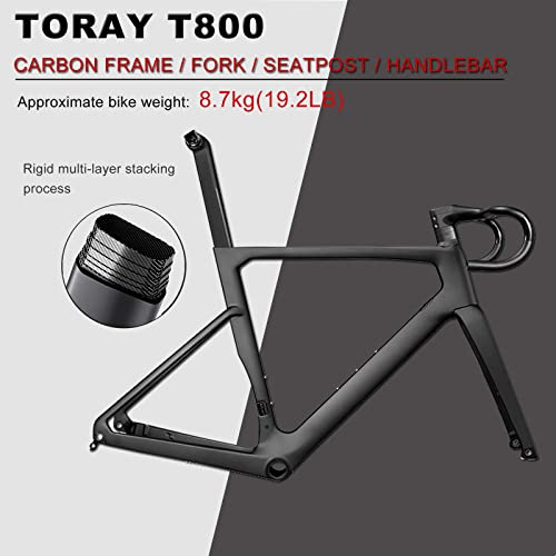 KABON Carbon Gravel Road Bike, 700C Disc Brake