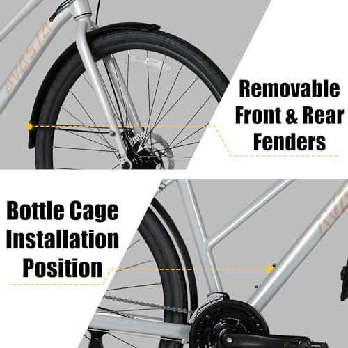 AVASTA Neptune Road Hybrid Bike for Women