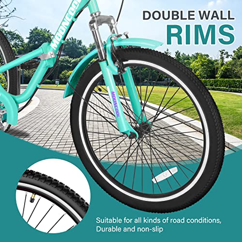 MOPHOTO 7 Speed Folding Tricycle for Seniors