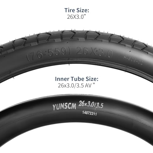 YUNSCM 26" E-Bike Fat Tires Set (YS-909)