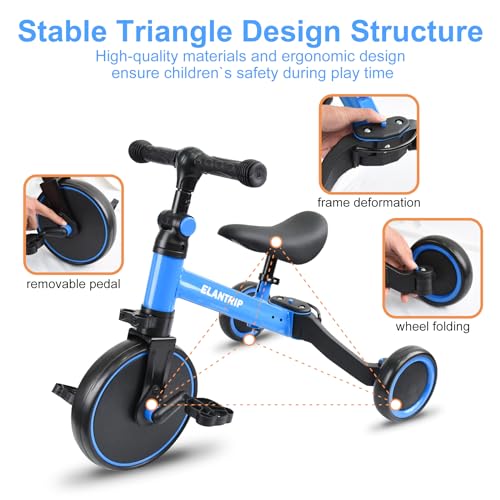 Elantrip 5 in 1 Toddler Bike for Ages 1-3