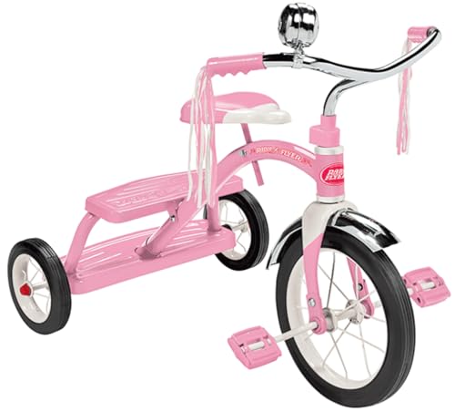 Pink Radio Flyer Classic Dual Deck Tricycle