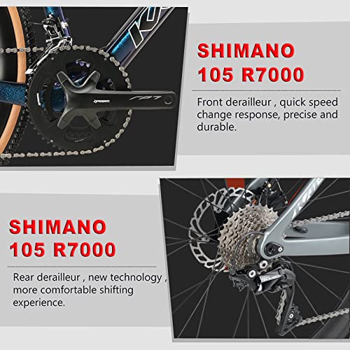 KABON Carbon Road Bike, 700C with Shimano 105