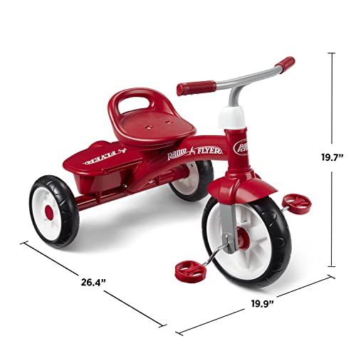 Radio Flyer Red Rider Toddler Tricycle, Ages 2.5-5