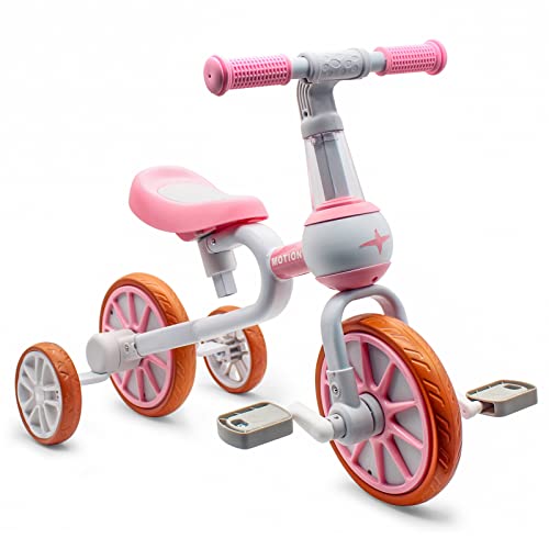 XIAPIA 3-in-1 Kids Tricycle with Training Wheels