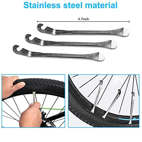 Chumxiny Bike Repair Kit: 16-in-1 Tool, Pump, Tire Patch