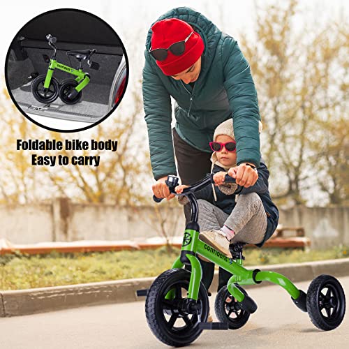 YGJT 3-in-1 Tricycle for Toddlers, Age 2-5, Green