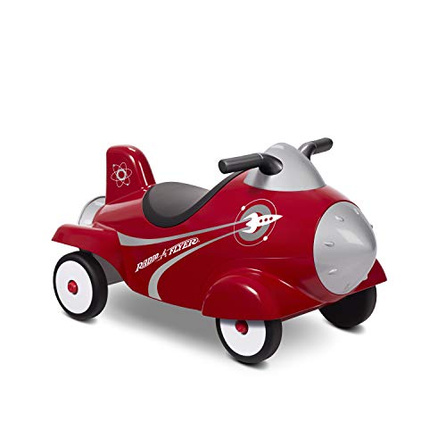 Red Radio Flyer Retro Rocket Ride On Toy