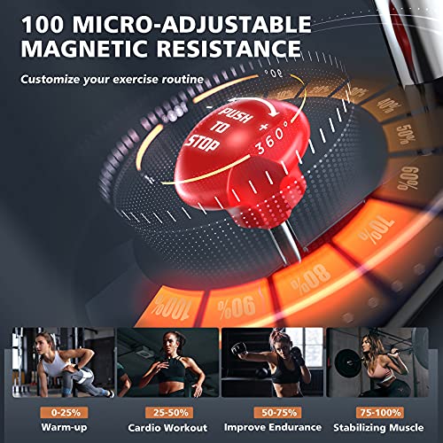 YOSUDA PRO Magnetic Exercise Bike - Comfortable & Silent