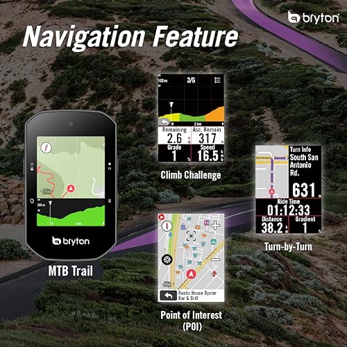 Bryton Rider S500 Color Touchscreen GPS Cycling Computer