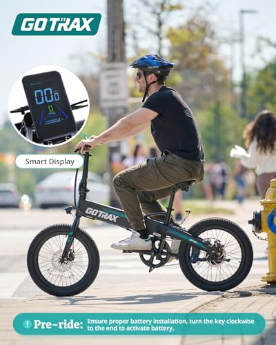Gotrax R1 Folding Electric Bike: 20" 40-Mile Range