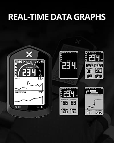 XOSS NAV Wireless Cycling Computer with Mount and GPS