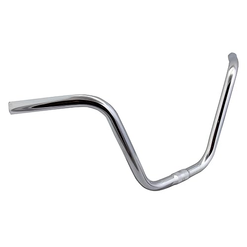 Wald 870 Hi-Rise Cruiser Handlebar, Chrome, 24.5-Inches Wide