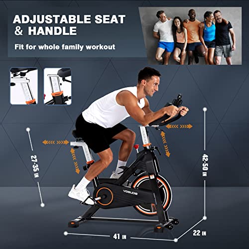 YOSUDA PRO Magnetic Exercise Bike - Comfortable & Silent