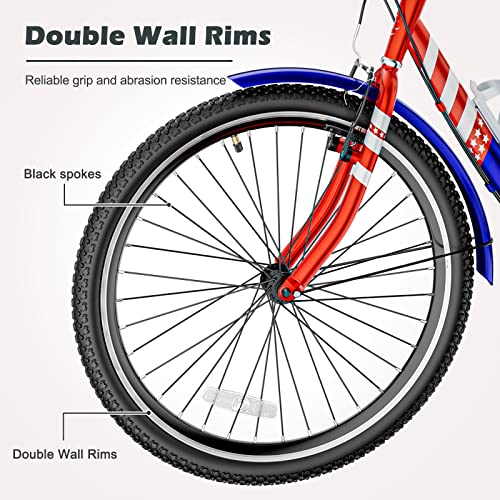ABORON Trike Bike with 7-Speed Rear Derailleur