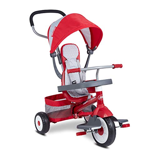 Radio Flyer Toddler Trike, 4-in-1 Stroll 'N Trike