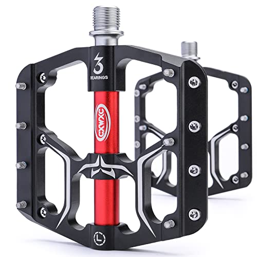 3 Bearings Aluminum Alloy Road/Mountain Bike Pedals anti-Skid