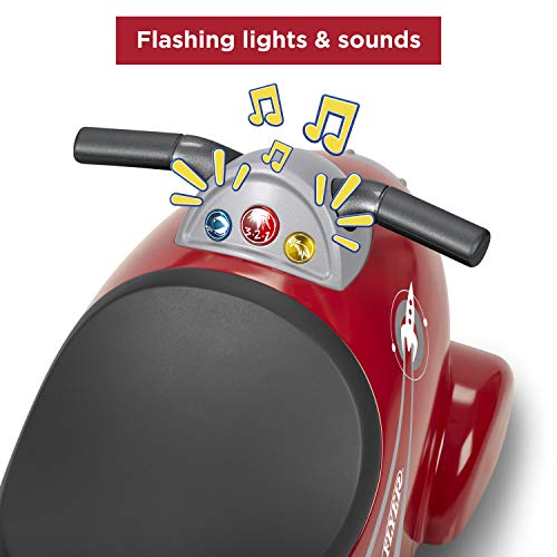 Red Radio Flyer Retro Rocket Ride On Toy
