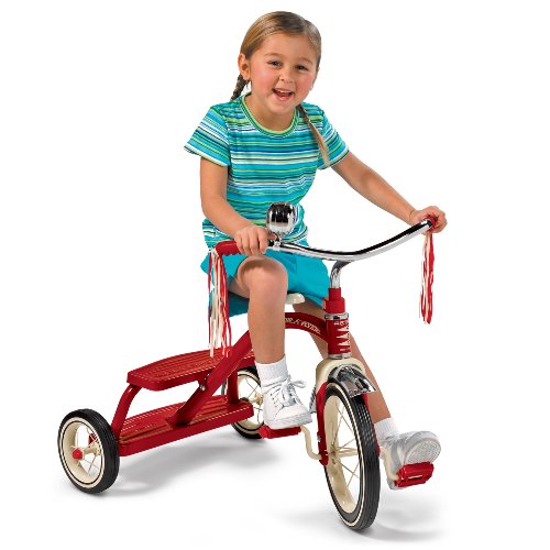 Red Radio Flyer Dual Deck Tricycle