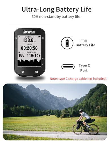 iGPSPORT BSC200 GPS Cycling Computer with Route Navigation