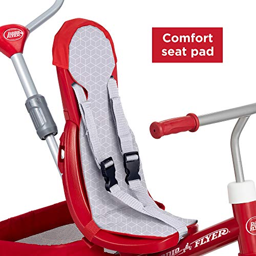 Radio Flyer Toddler Trike, 4-in-1 Stroll 'N Trike