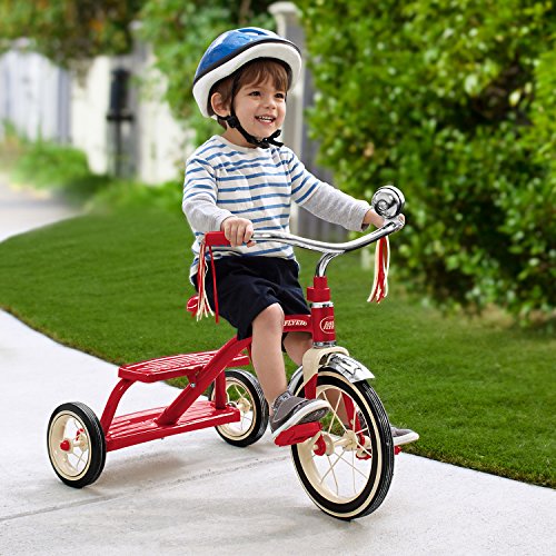 Red Radio Flyer Dual Deck Tricycle