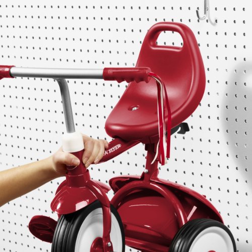 Radio Flyer Kids Adjustable Beginner Fold 2 Go Trike, Red