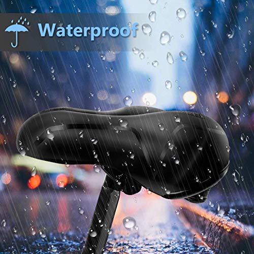 Gincleey Memory Foam Padded Bike Seat, Universal Fit