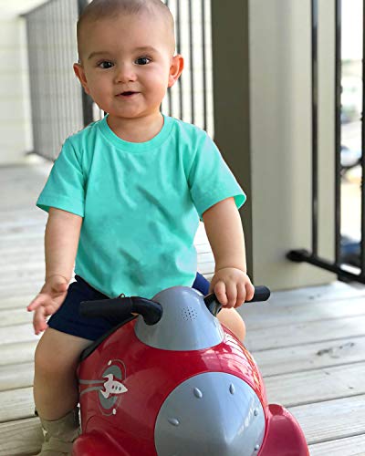 Red Radio Flyer Retro Rocket Ride On Toy