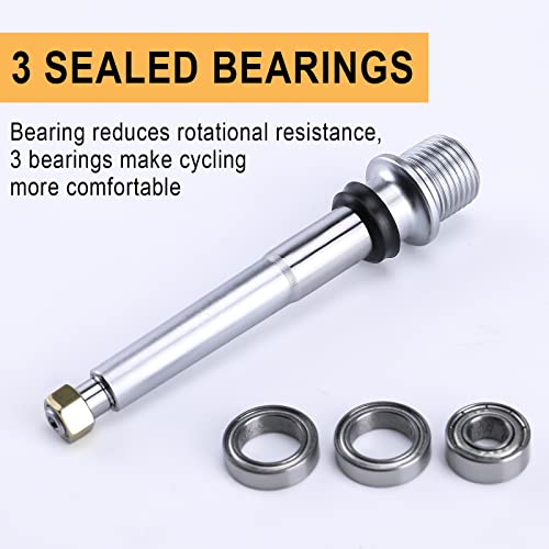 3 Bearings Aluminum Alloy Road/Mountain Bike Pedals anti-Skid