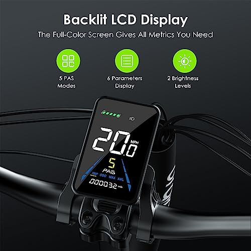 Oraimo 750W-1000W Electric Bike: 45 Miles, Fast Charge