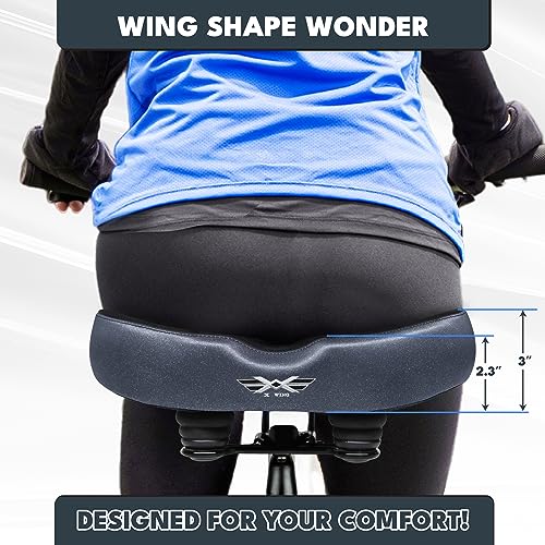 X Wing Noseless Bike Seat Cushion for Men & Women