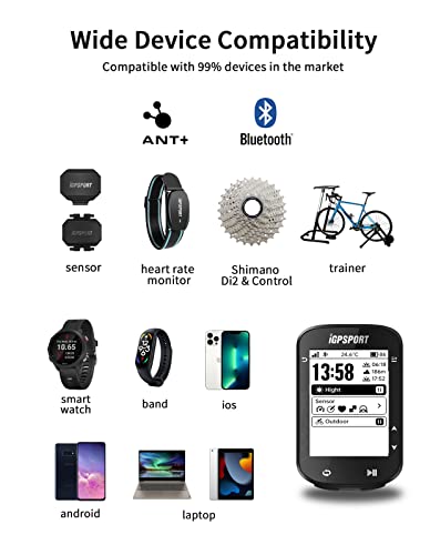 iGPSPORT BSC200 GPS Cycling Computer with Route Navigation