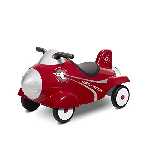 Red Radio Flyer Retro Rocket Ride On Toy