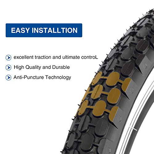 ZUKKA 26" x 2.125" Folding Beach Cruiser Tires