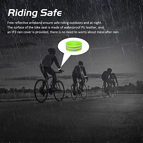 Twomaples Extra Comfort Wide Bike Seat for Men/Women
