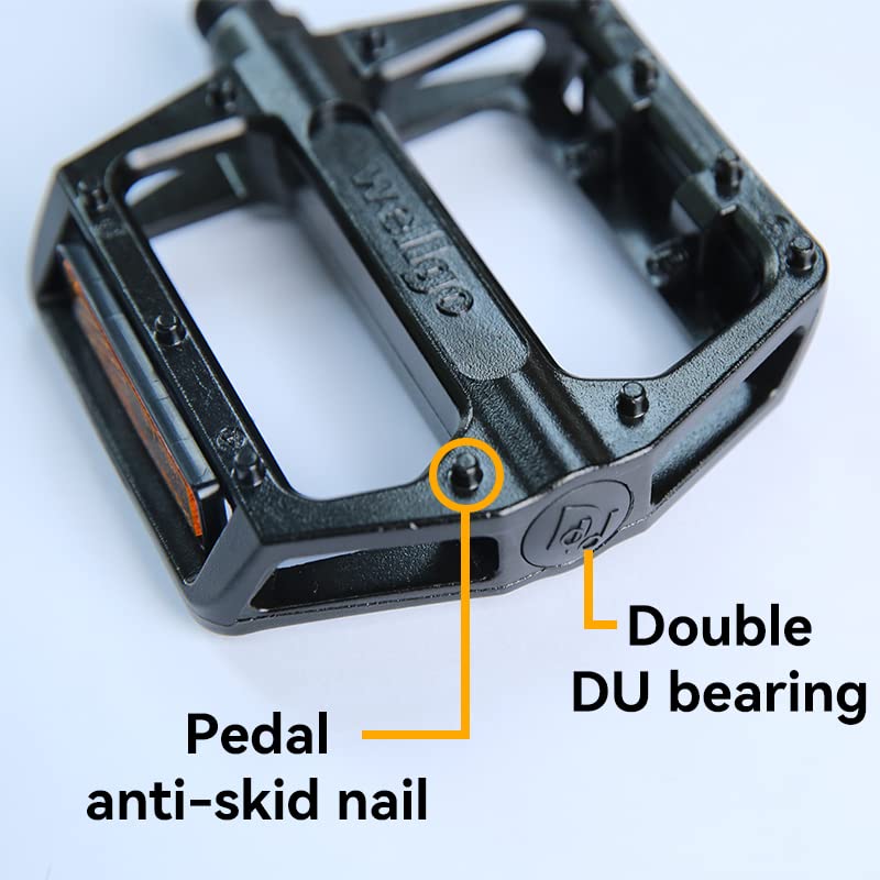 VELOFORT Aluminum MTB Bike Pedals 9/16