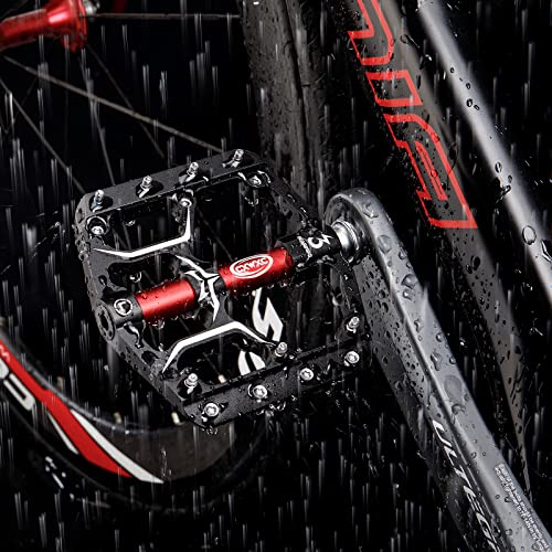 3 Bearings Aluminum Alloy Road/Mountain Bike Pedals anti-Skid