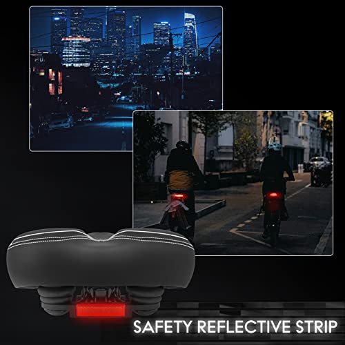 Oversized Wide Bike Seat for Men and Women