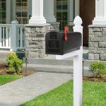 Black Parsons Medium Capacity Plastic Mailbox