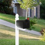 Black Parsons Medium Capacity Plastic Mailbox