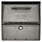 Oasis Eclipse Locking Mailbox in Pewter