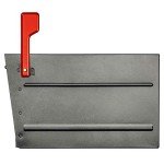 Oasis Eclipse Locking Mailbox in Pewter