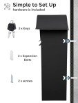 Classic Wall Mounted Post Box - Lockable & Weatherproof
