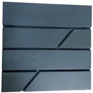 Unique Wall-Mounted Metal Postbox with Newspaper Slot