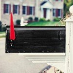 Vintage American Mailbox with Red Flag - Large