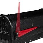 Vintage American Mailbox with Red Flag - Large