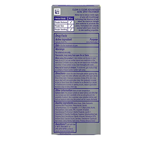 Acne Spot Treatment: Clean & Clear Clear Advantage
