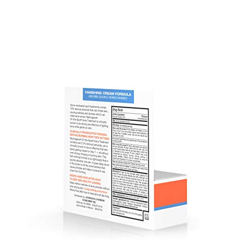 Neutrogena Acne Spot Treatment - 2.5% Benzoyl Peroxide