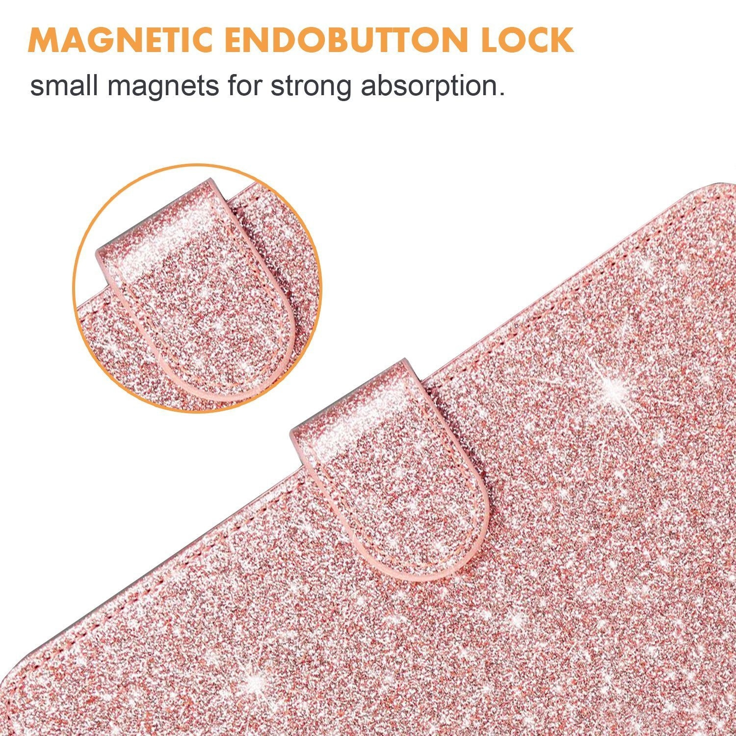 Glitter Wallet Case for iPhone and Galaxy Phones